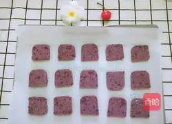 Illustration of how to make baby purple sweet potato crispy cake 6