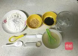 Illustration of how to make sesame shrimp cakes 1