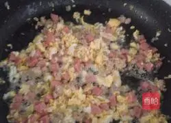 Cabbage Fried Rice Illustration of how to do it 2