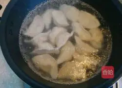 Illustration of how to make meat and three fresh dumplings 16