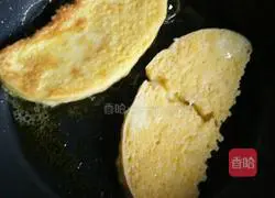 Illustration of how to make fried egg steamed bun slices 6