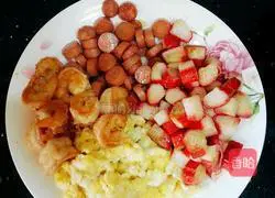 Illustration of how to make summer simple fried rice 4