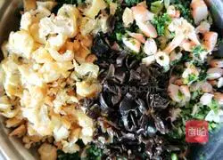 Illustration of how to make radish leaves and shrimp buns 2