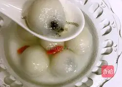 Illustration of how to make glutinous rice balls 8