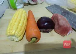 Illustration of how to make cumin fried rice 1