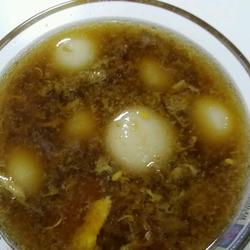 Brown sugar custard glutinous rice balls