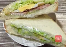 Illustration of how to make a sandwich 11