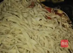 Illustration of how to make fried noodles 5