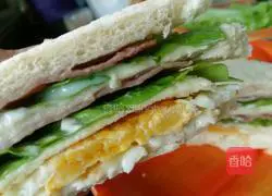 Ham sandwich simple breakfast recipe 12