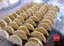 Pork, shrimp, cabbage dumplings Illustration of how to do it 9