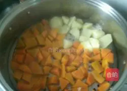 Illustration of home-style fermented pumpkin pie (red bean filling) 3