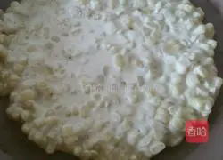 Milk-flavored corn cake Practice illustration 3