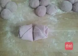 Illustration of how to make purple sweet potato steamed buns 7