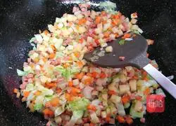 Illustration of how to make vegetable fried noodles 7