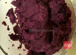 Illustration of how to make purple sweet potato buns 2