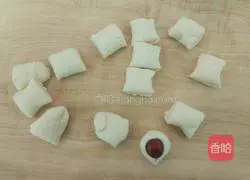 Illustration of how to make fancy date steamed buns 4