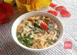 Illustration of how to make pancake soup 10