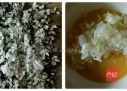 Onion, ham and egg pancake recipe 2