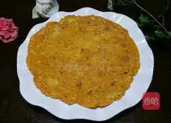 Illustration of how to make kimchi pancake 7