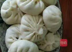 Illustration of how to make meatless steamed buns 8