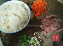  Illustration of how to make egg fried rice 1
