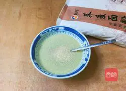 Illustration of buckwheat cake making 3