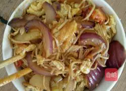 Fried noodles Practice illustration 6