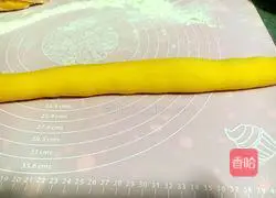 Illustration of how to make pumpkin meat buns 8