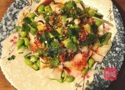 Illustration of how to make cold noodles 9