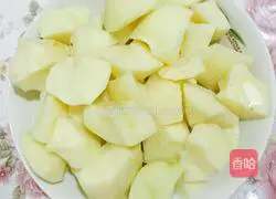 Illustration of making beans and potato pancakes 4