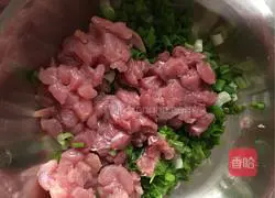 lean Illustration of how to make meat and rice cakes 1