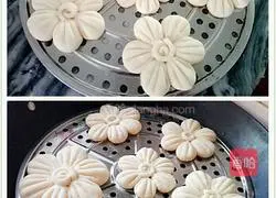 Illustration of how to make flower steamed buns 9