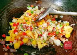 Pineapple colorful fried rice recipe 18