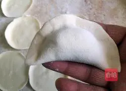 Illustration of how to make lace dumplings (pork and leek stuffing) 8