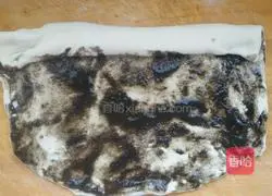 Black sesame sauce layer cake recipe illustration 4