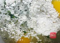 Leek and egg pancake recipe 4