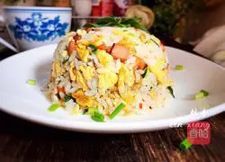 Illustration of Homemade Colorful Fried Rice 13