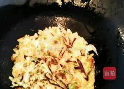 Illustration of how to make egg and vegetable rice cakes (no flour) 8