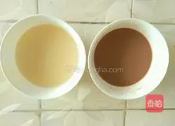 Illustration of how to make chocolate steamed bun rolls 2