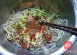 Sesame sauce cold noodles recipe 4