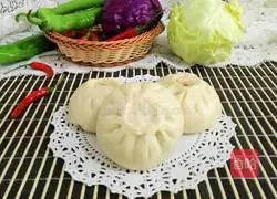 Illustration of how to make mutton and mushroom stuffed buns 7