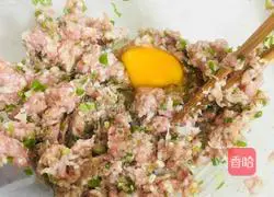 Illustration of how to make celery, carrot and meat dumplings 4 