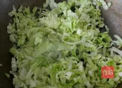 Illustration of how to make cabbage fried rice 2
