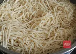 Illustration of how to make steamed noodles 2