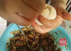 Illustration of how to make plain steamed buns 11