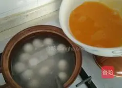Illustration of how to make glutinous rice balls with fermented glutinous rice flour 4