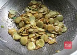 Illustration of the recipe of vegetarian fried mung bean cake 5