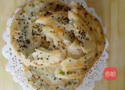 Illustration of how to make scallion pancakes 16