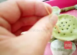 Illustration of how to make lotus buns 14