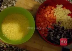 Colorful Egg Fried Rice Recipe Illustration 1